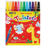 Amos Twisters -  Retractable Wax Crayons